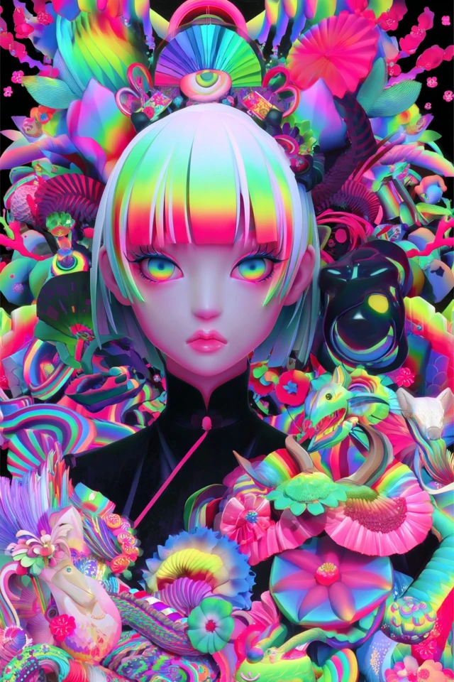 Neon Prism Dreamscape - Image 1