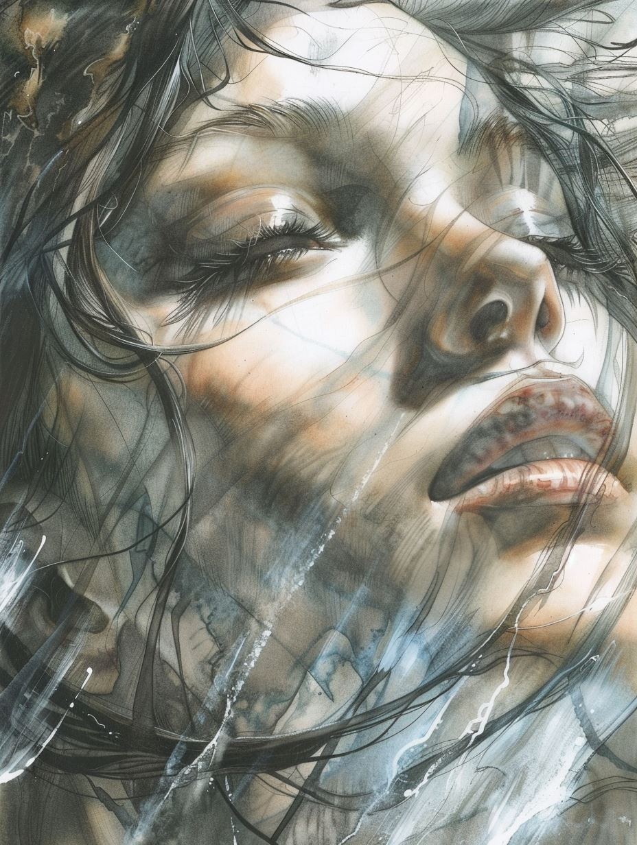 Ethereal Gaze: Four Conceptual Female Portraits - Image 1