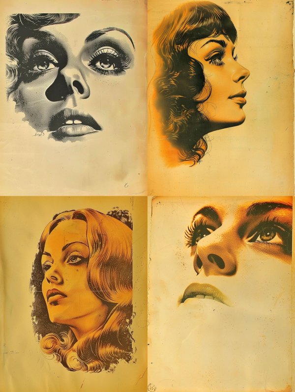 Vintage Glamour: A Study of Mid-Century Beauty
