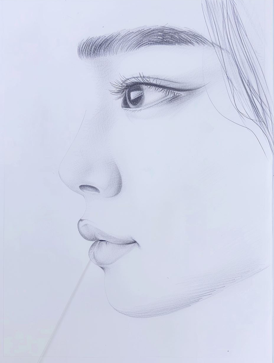 Ethereal White Sculptural Portraits - Image 3