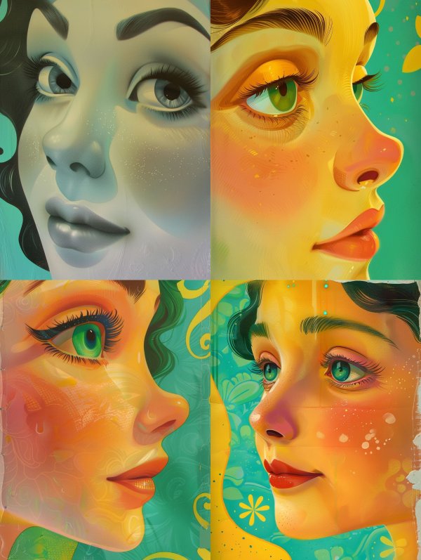 Ethereal Pastel Gaze