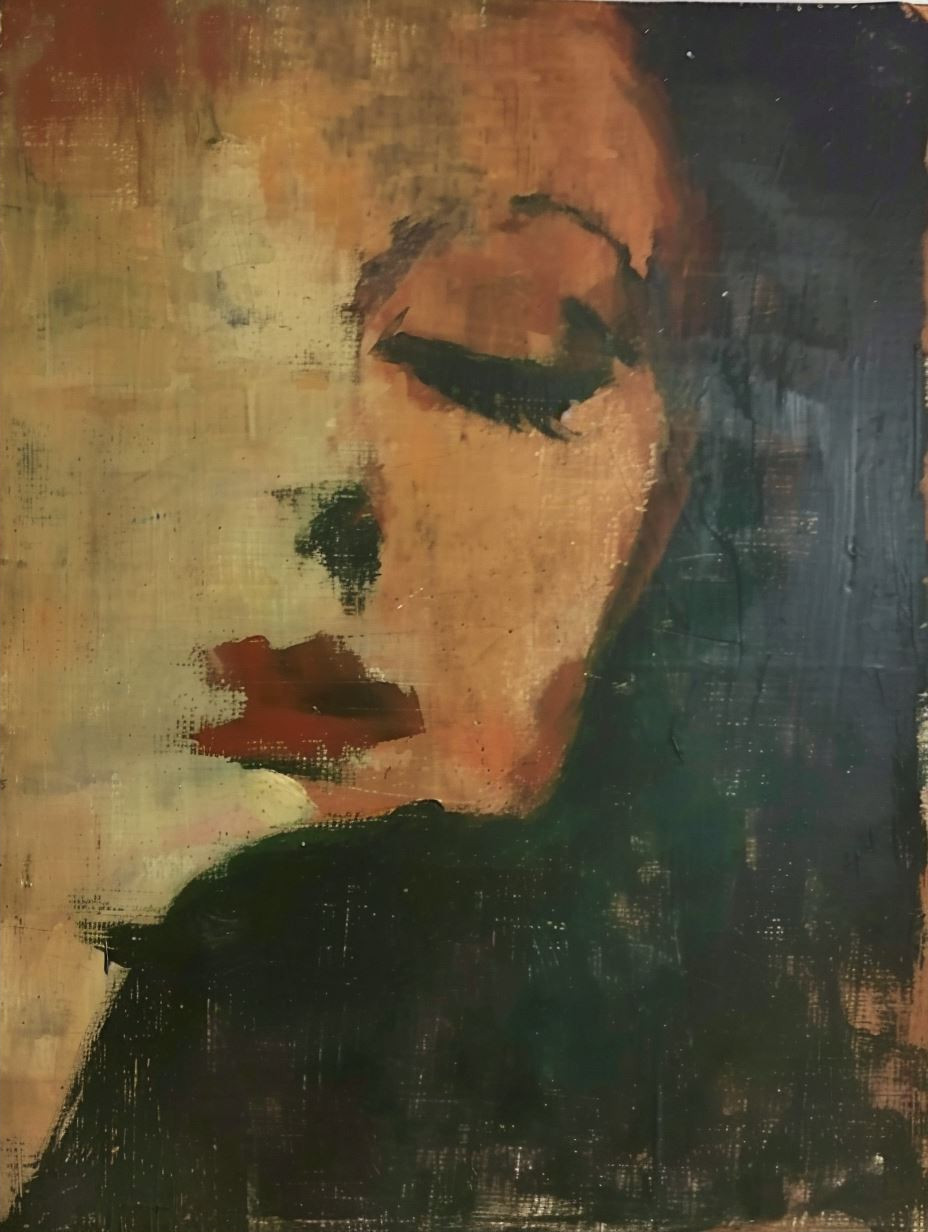 Fragmented Gaze in Oil - Image 2