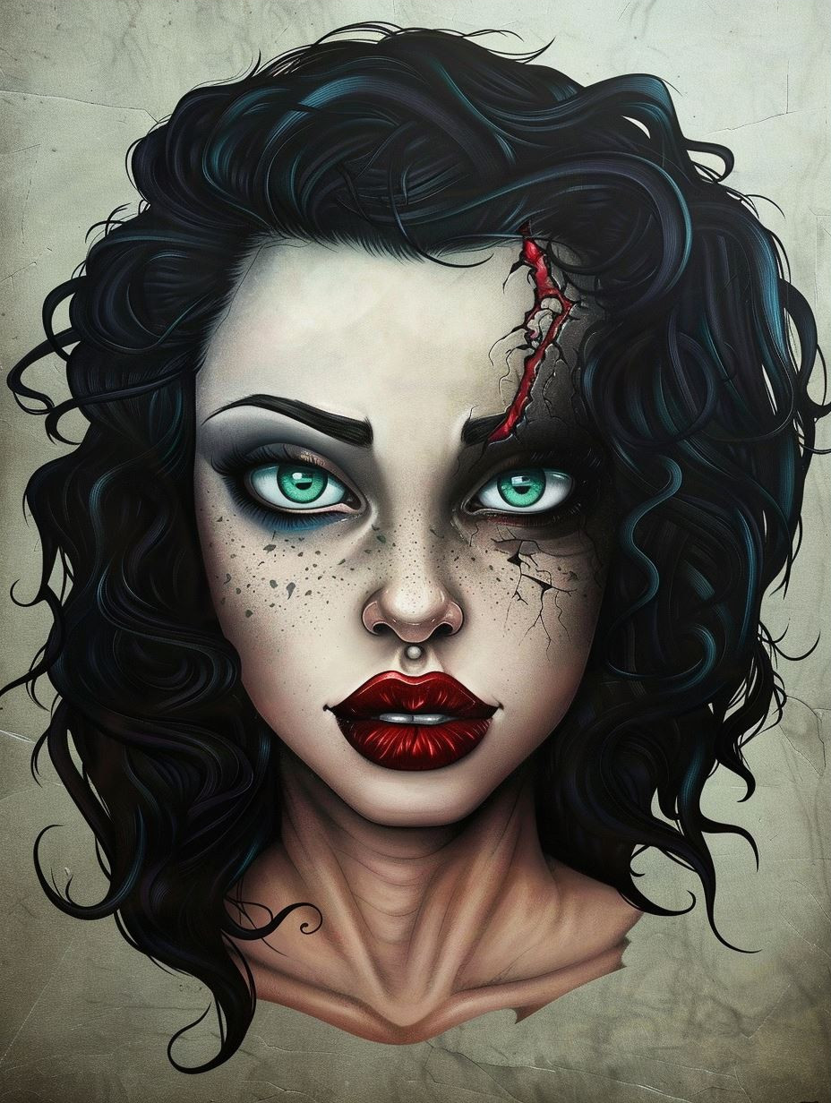 Haunting Ethereal Portraiture Study - Image 3