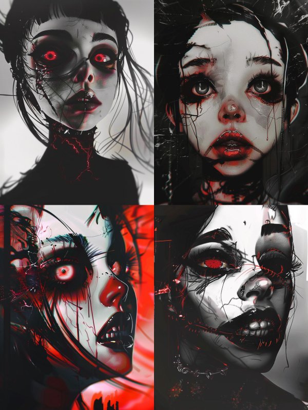 Cybernetic Gothic Neon Soul