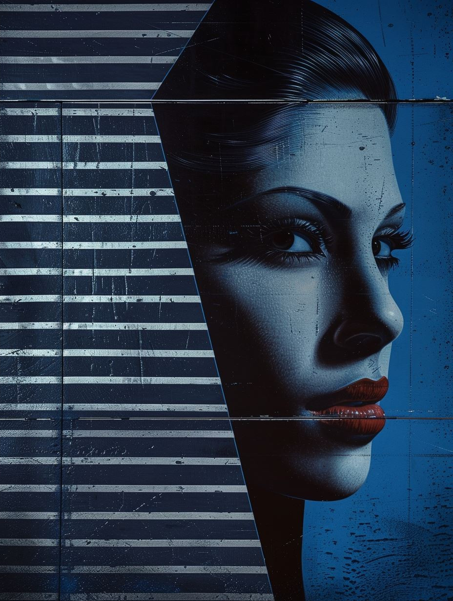 Fragmented Visions of Blue Noir - Image 2
