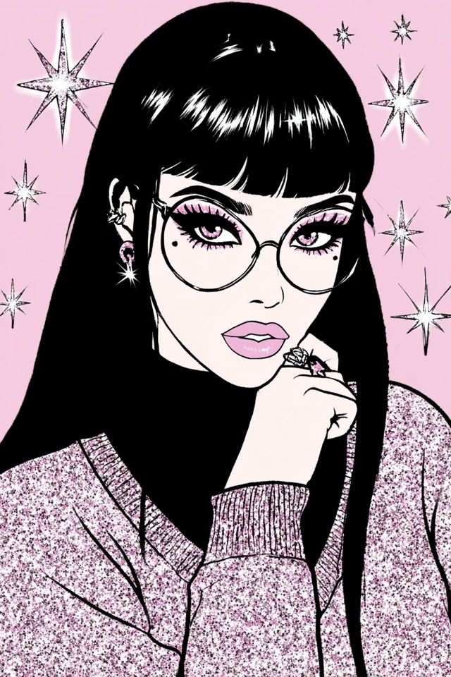 Glittering Pink Glamour - Image 1