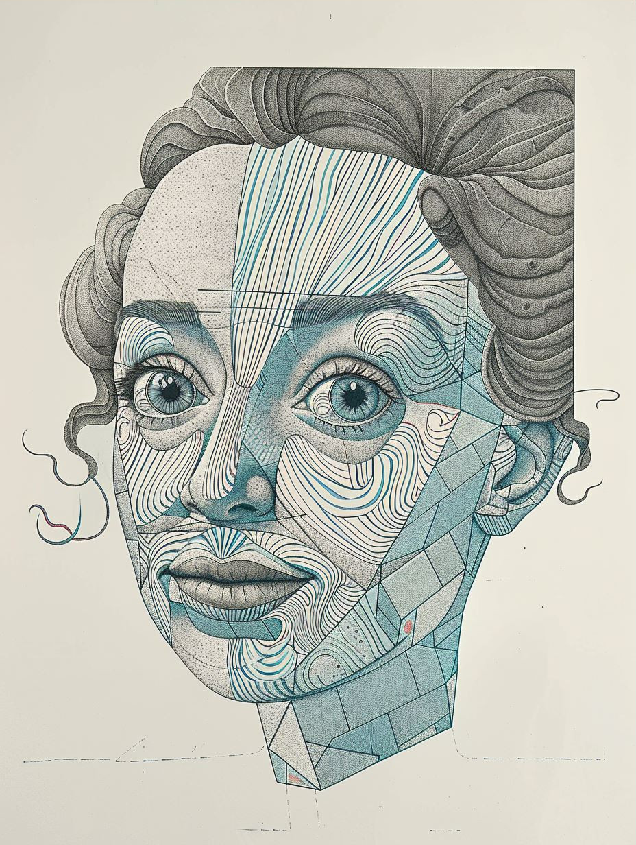 Surrealist Anatomical Portrait Studies - Image 3