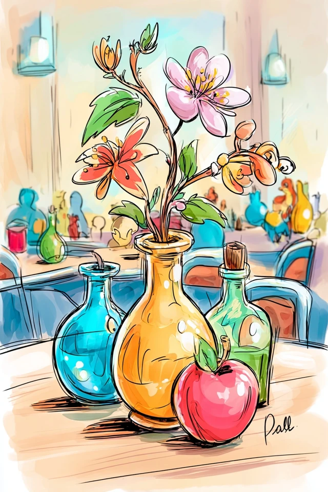Vibrant Stylized Portrait - Image 3