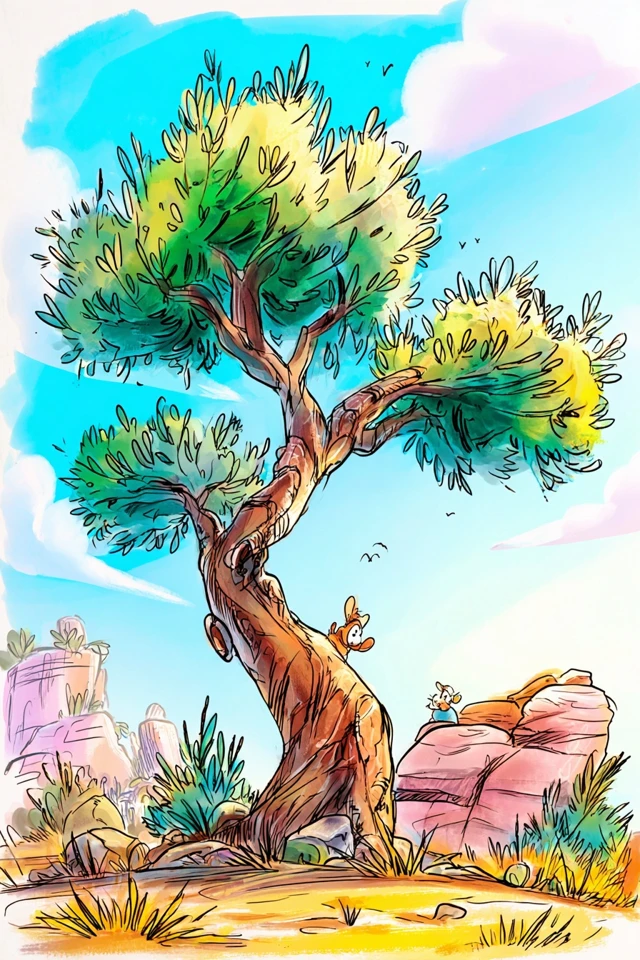 Vibrant Stylized Portrait - Image 5
