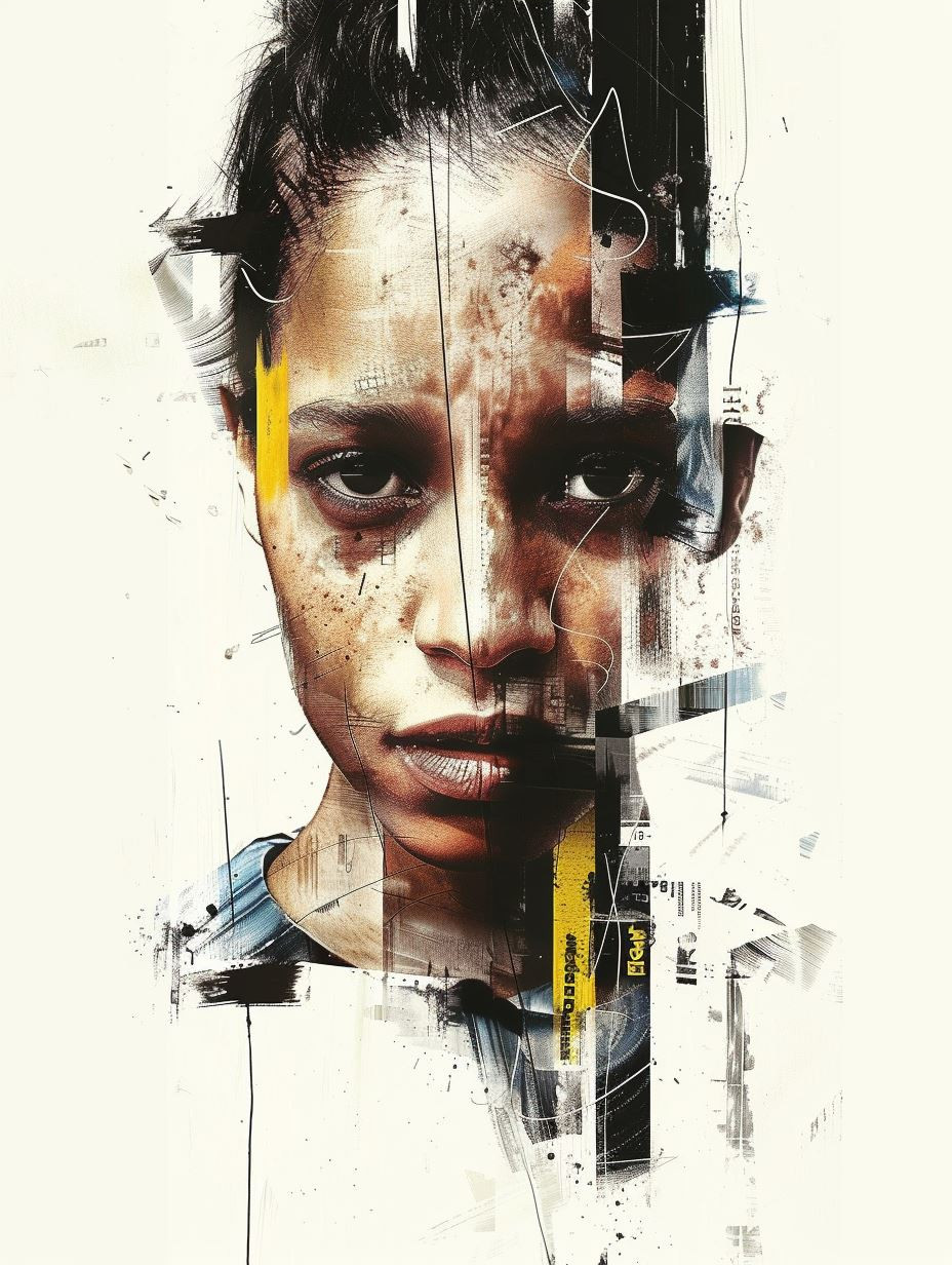 Fragmented Souls: Abstract Portraiture - Image 3