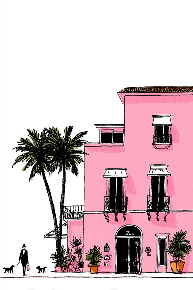 Pink Hues of Modern Solitude - Image 6