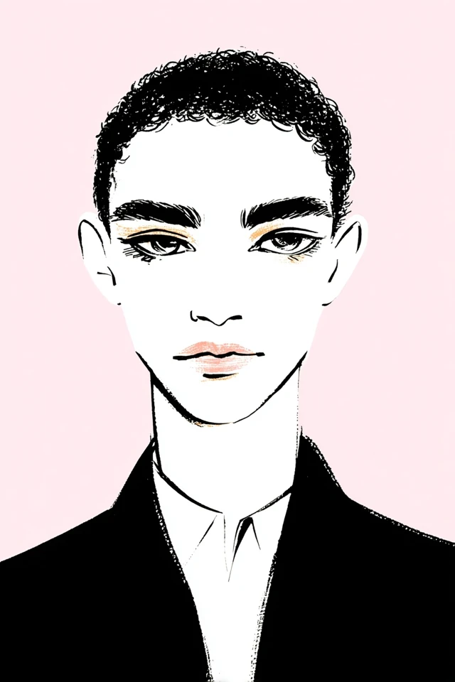 Pink Hues of Modern Solitude - Image 1