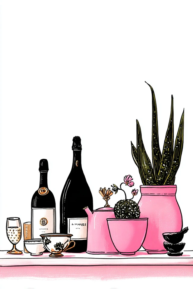 Pink Hues of Modern Solitude - Image 3