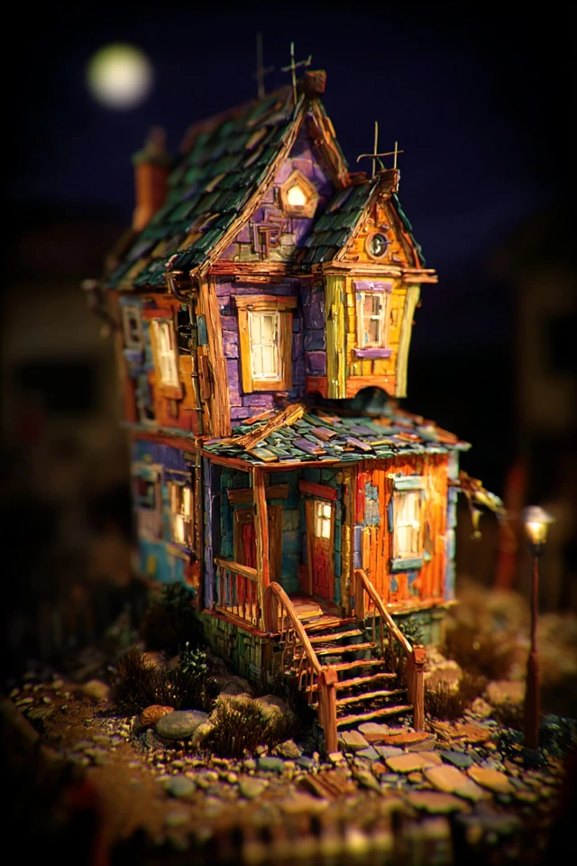 Textured Dreams: A Colorful Artistic Journey - Image 6