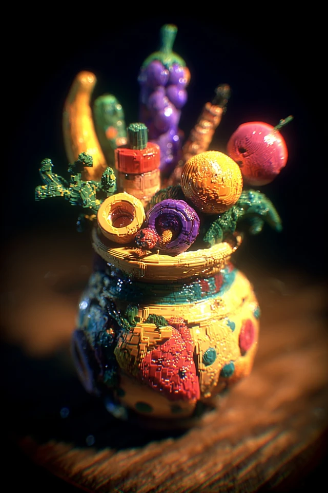 Textured Dreams: A Colorful Artistic Journey - Image 3