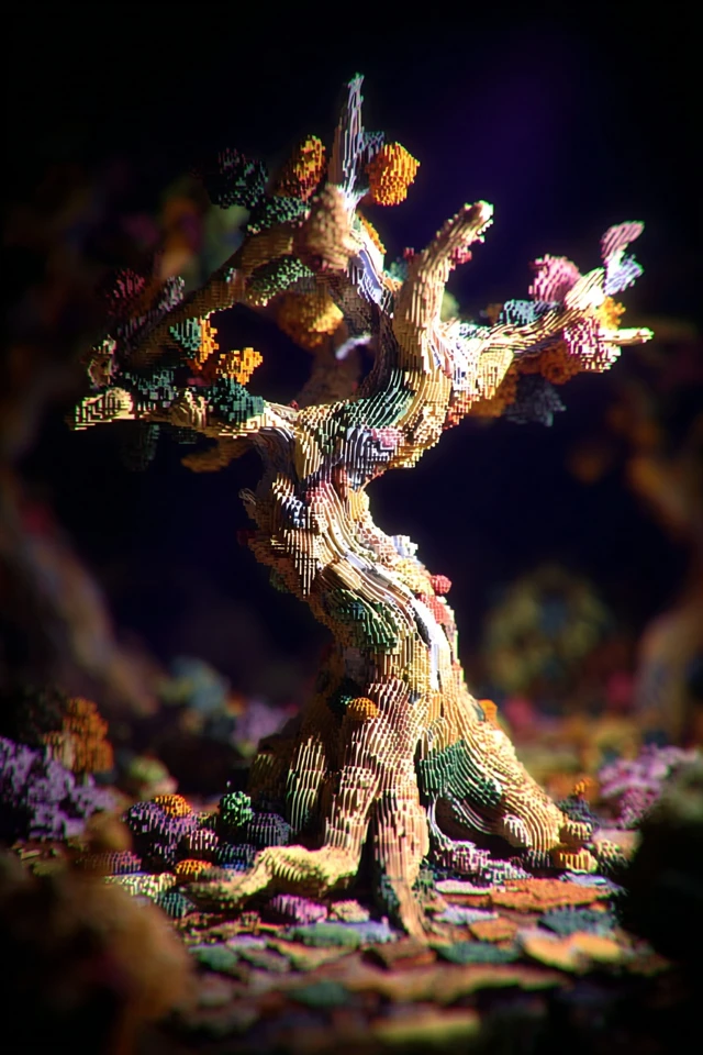 Textured Dreams: A Colorful Artistic Journey - Image 5