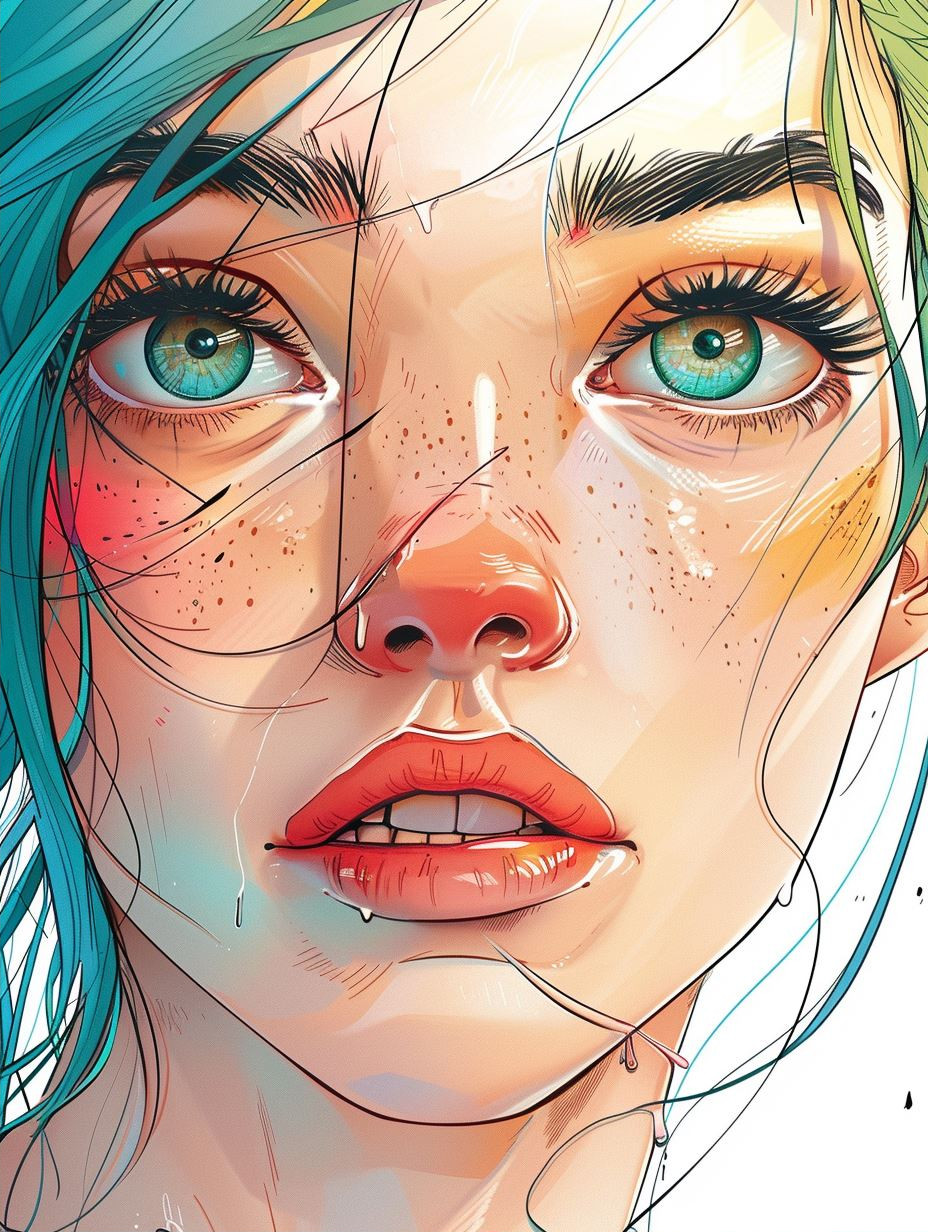 Tearful Teal Dream - Image 2