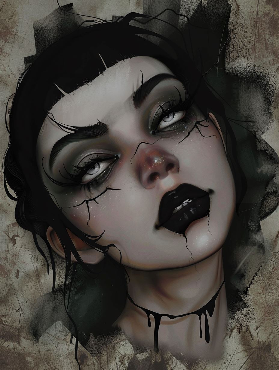 Haunting Gothic Clown Portraits - Image 3