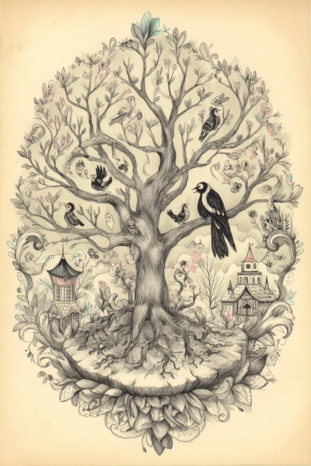 Vintage Ink Enchantment - Image 5