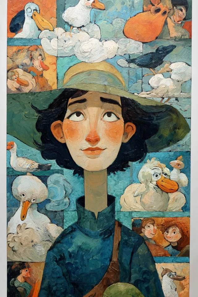 Avian Dreamscape Portrait
