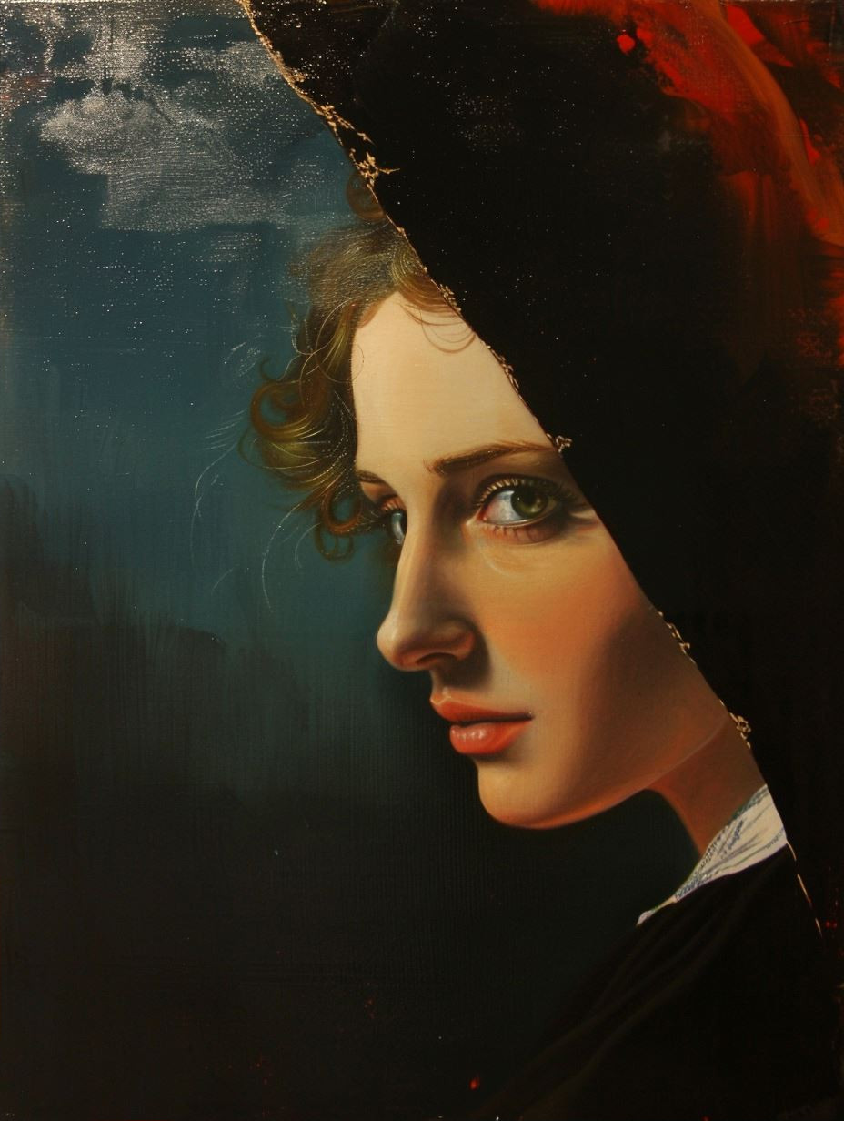Timeless Elegance in Oil Portraits - Image 2