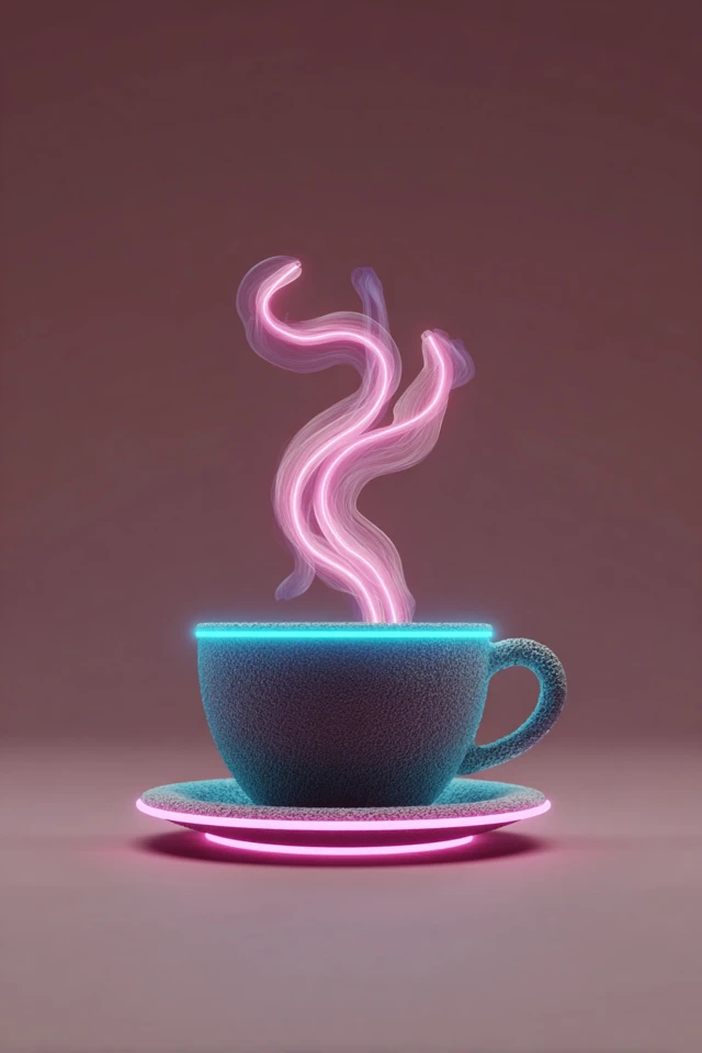 Neon Dreams: A Surreal Digital Collage - Image 4