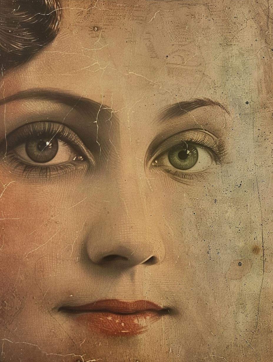 Vintage Sepia Portrait Study - Image 3