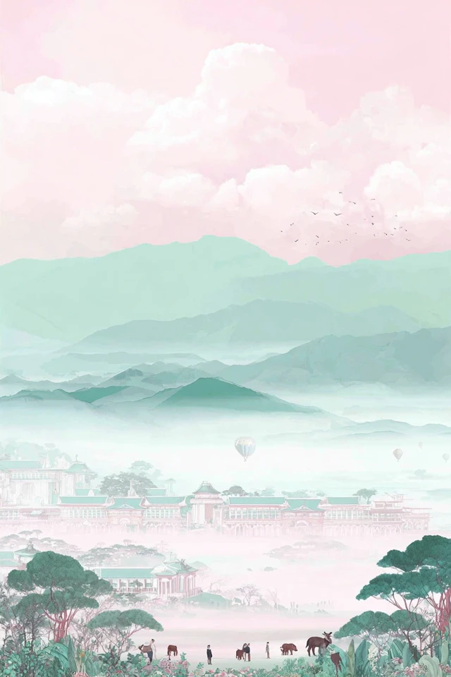Pastel Floral Serenity - Image 2