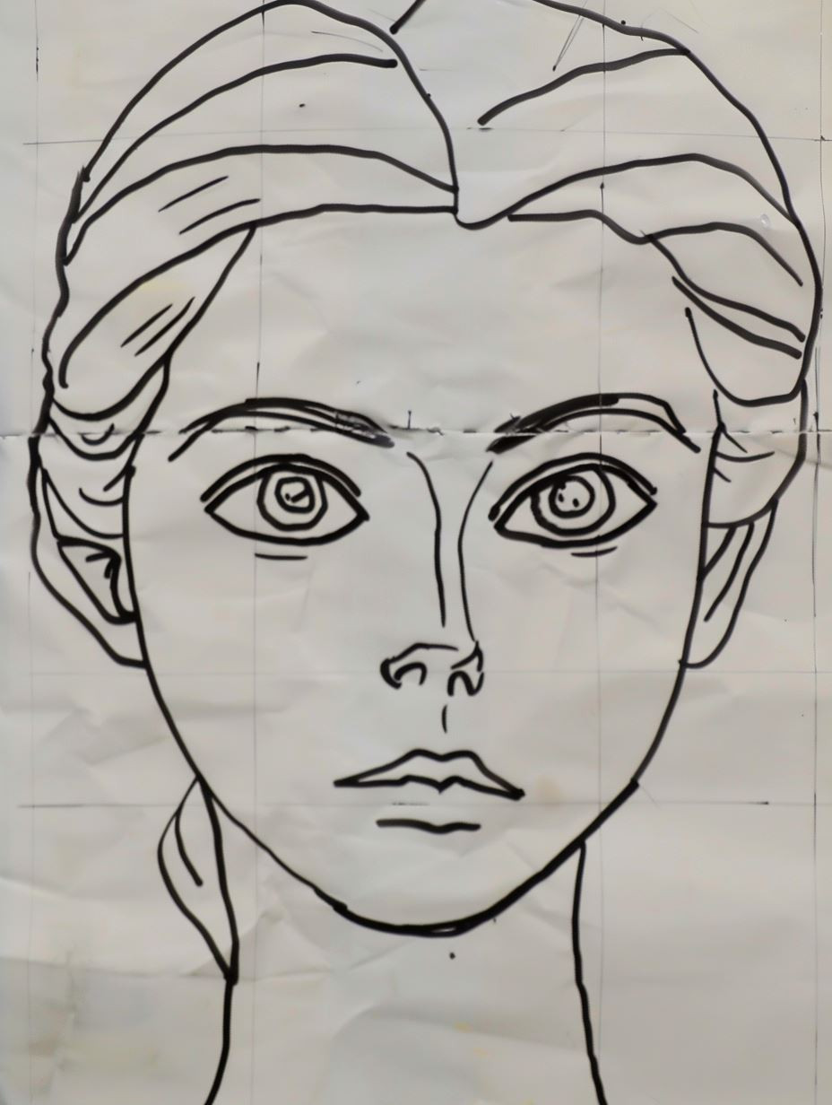 Hand Drawn Manga Portrait Studies - Image 2