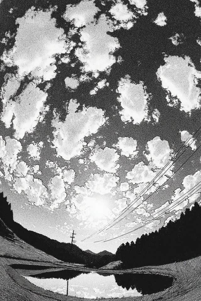 Ink Noir Manga Portrait - Image 2