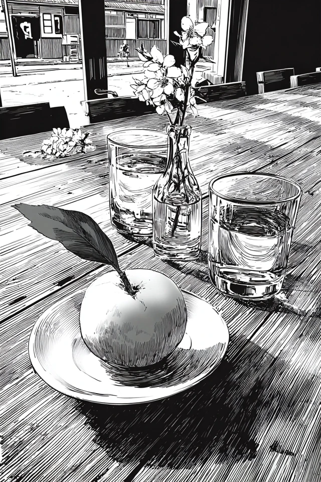 Ink Noir Manga Portrait - Image 3