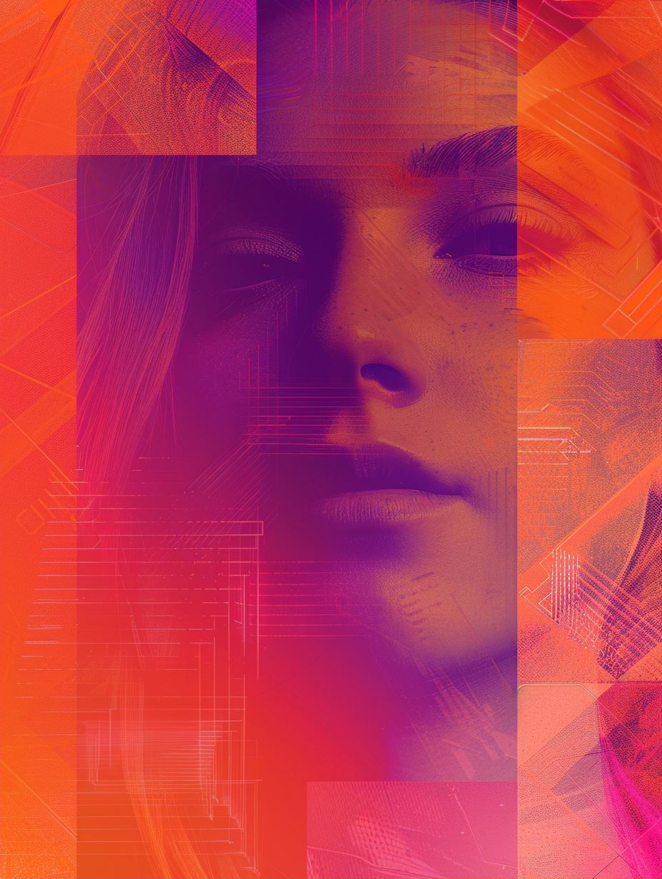 Fragmented Neon Digital Soul - Image 2