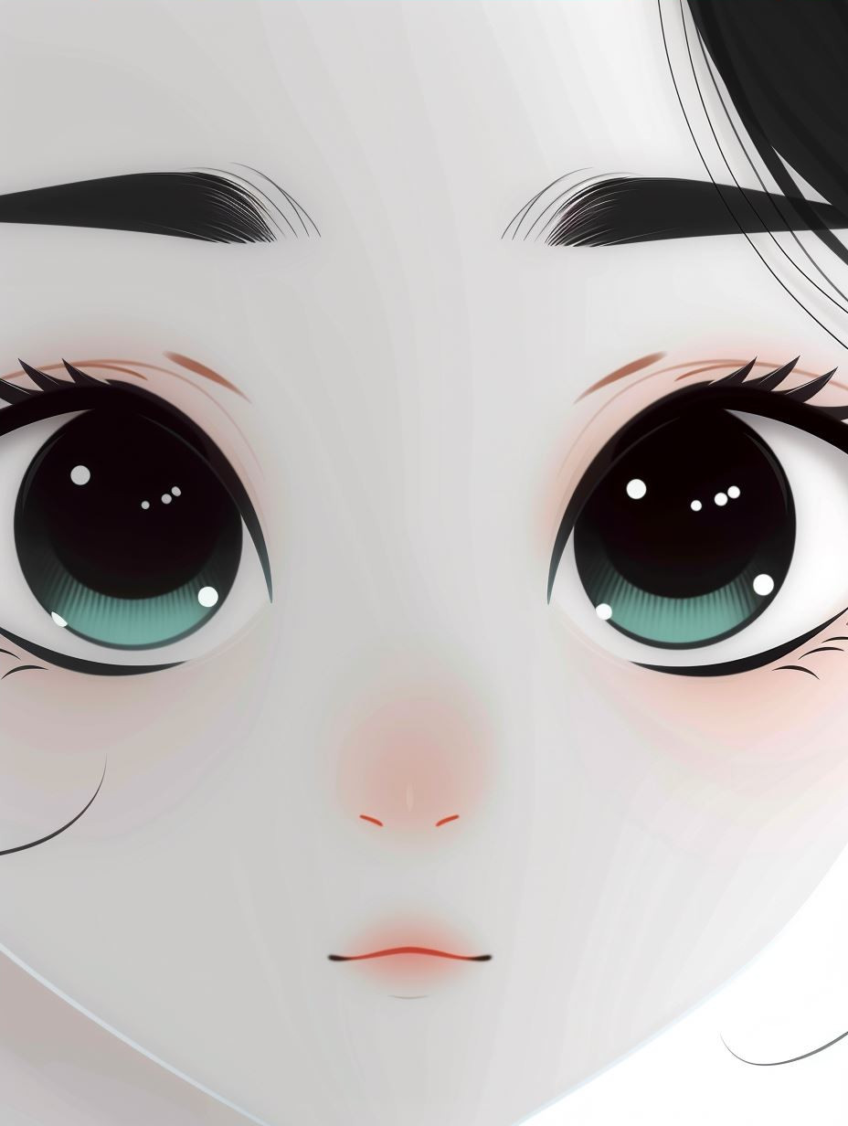 Emerald Gaze: Anime Girl Portraits - Image 4