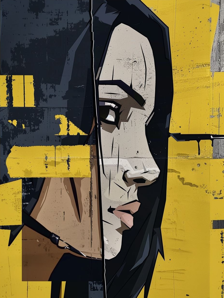 Urban Grit Graphic Portrait - Image 4