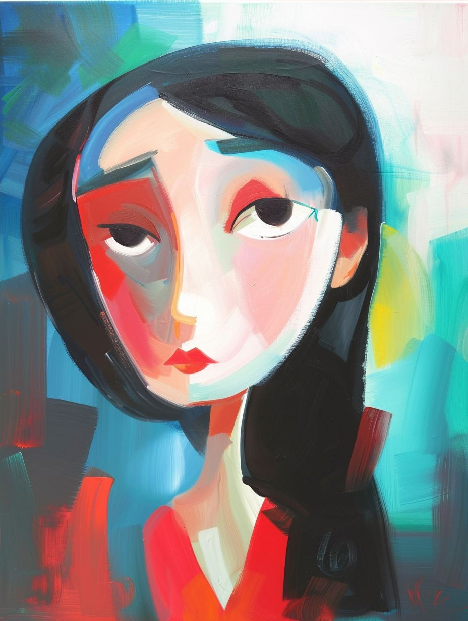 Dreamy Digital Portrait Study - Image 4
