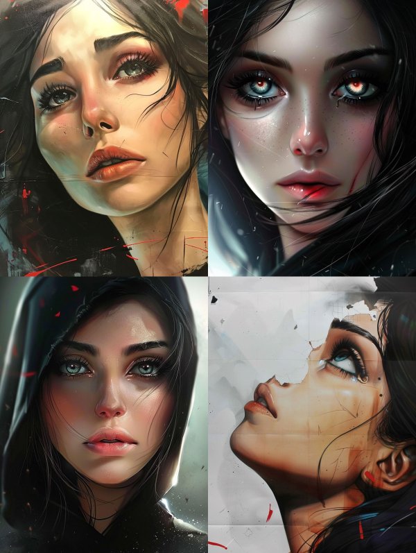 Haunting Gazes: A Digital Art Study