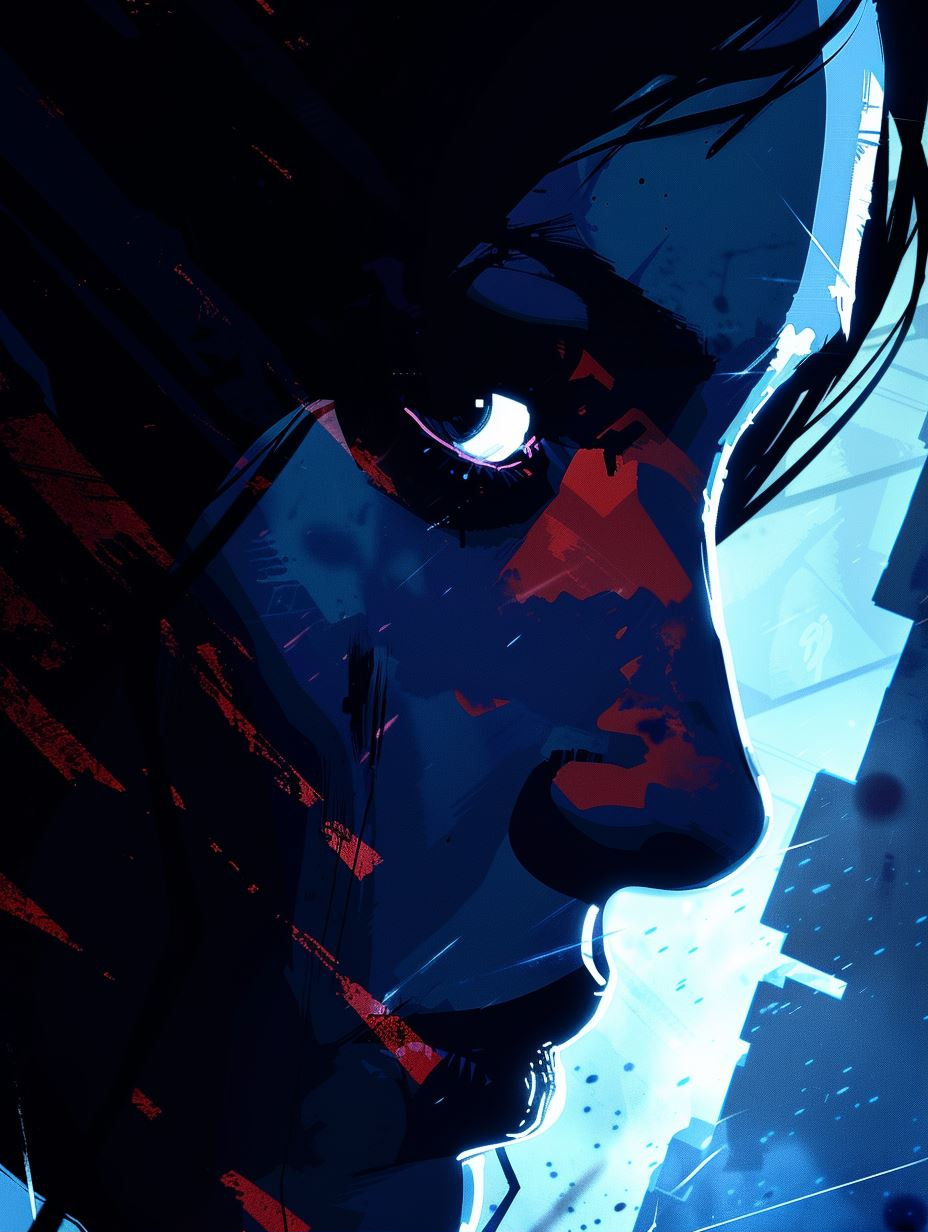 Neon Shadows Noir Portraits - Image 1