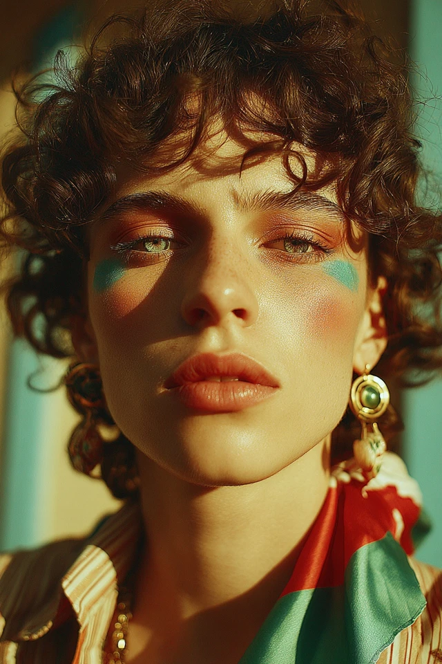 Sunlit Bohemian Muse