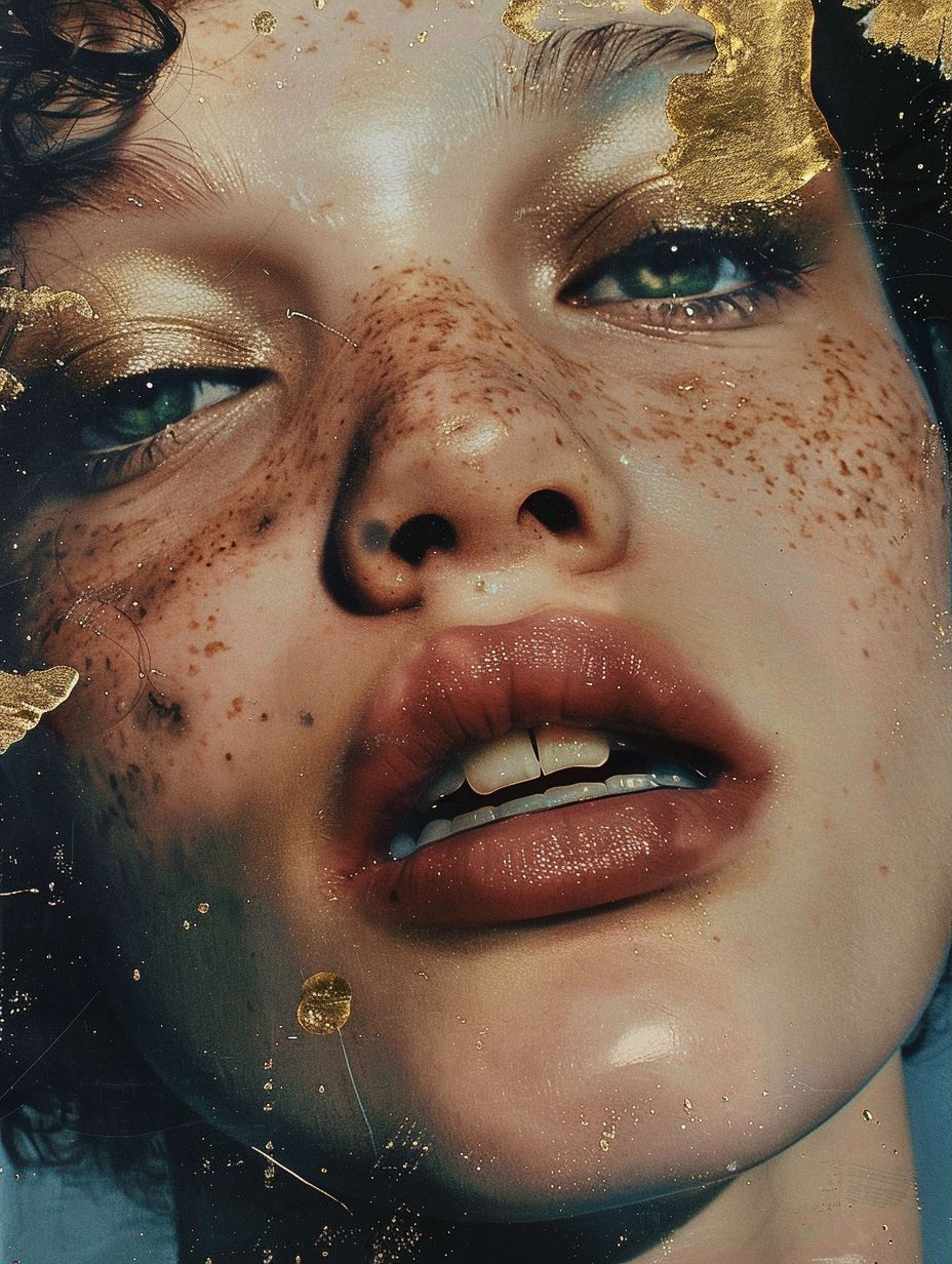 Gilded Ethereal Beauty Portraits - Image 1