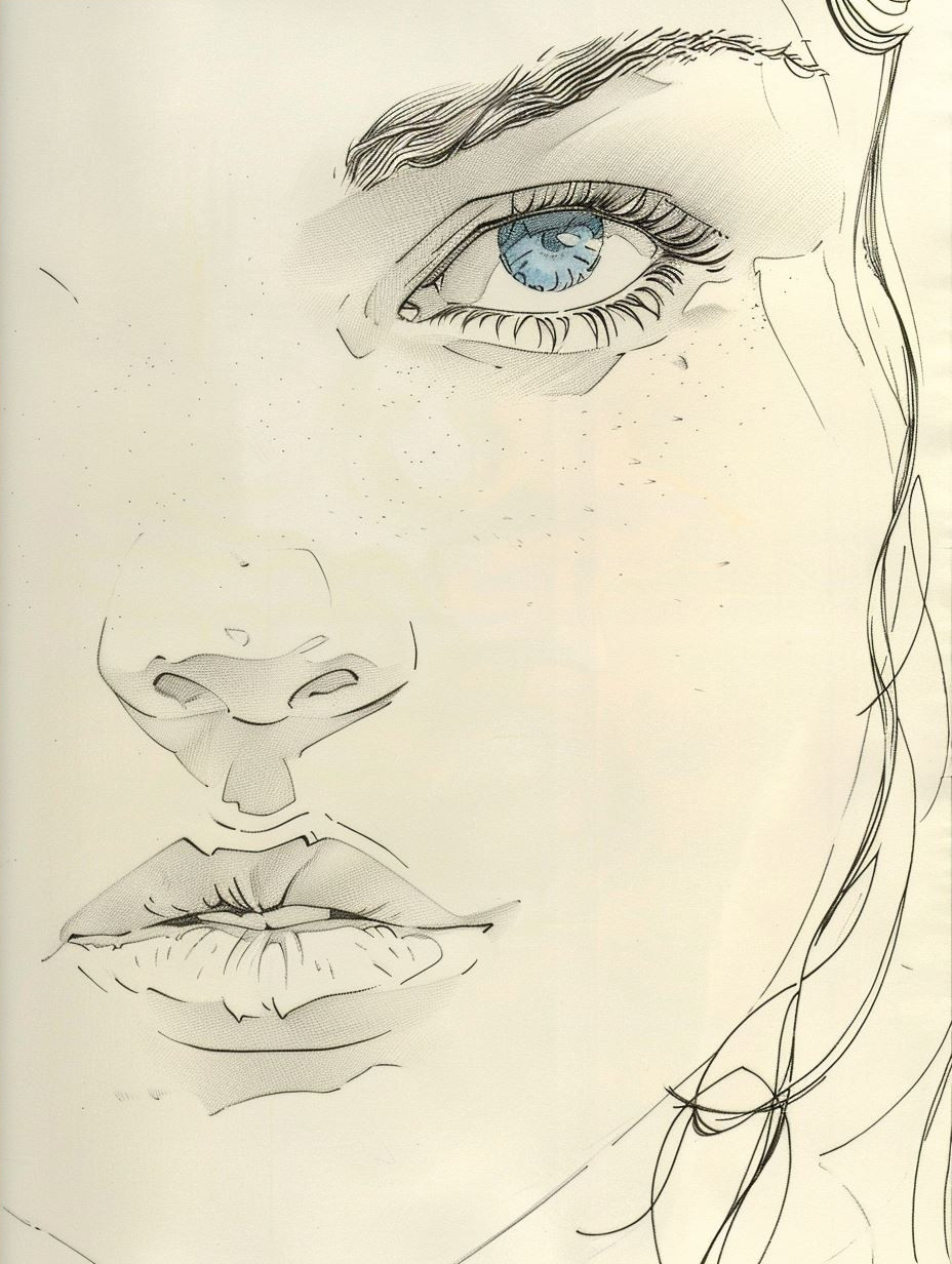 Ethereal Graphite Portrait Studies - Image 4