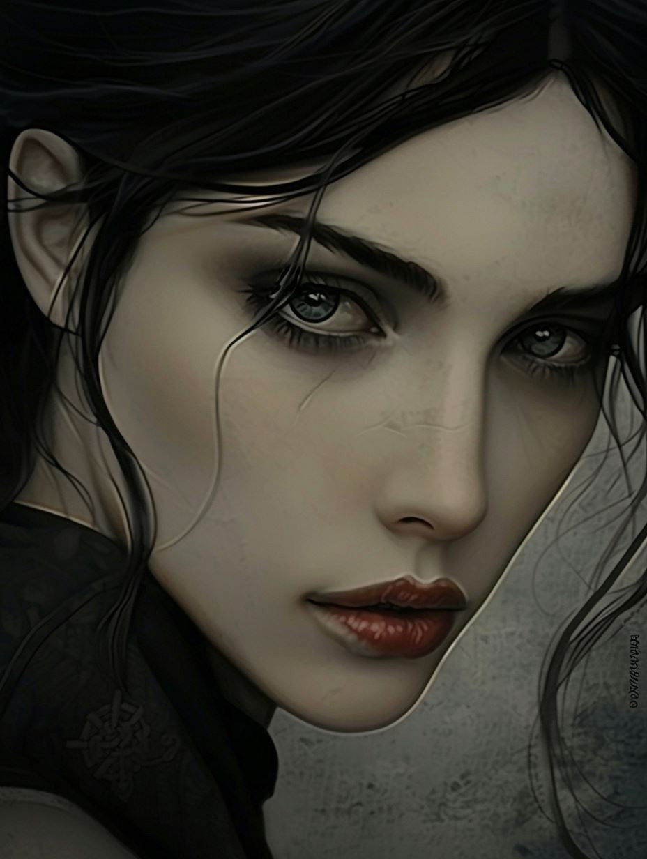 Shadows of a Melancholy Gaze - Image 1