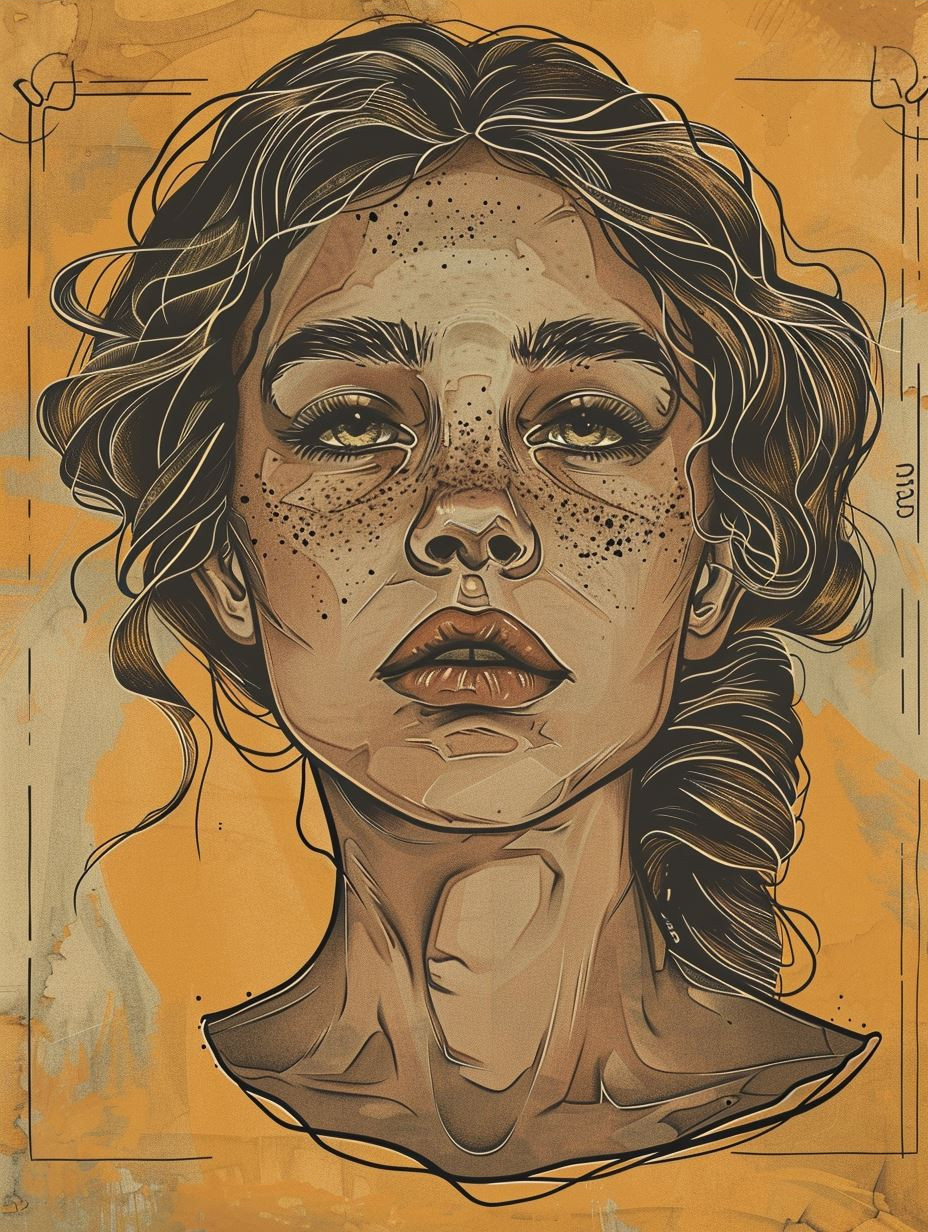 Rustic Earthy Portrait Study - Image 3