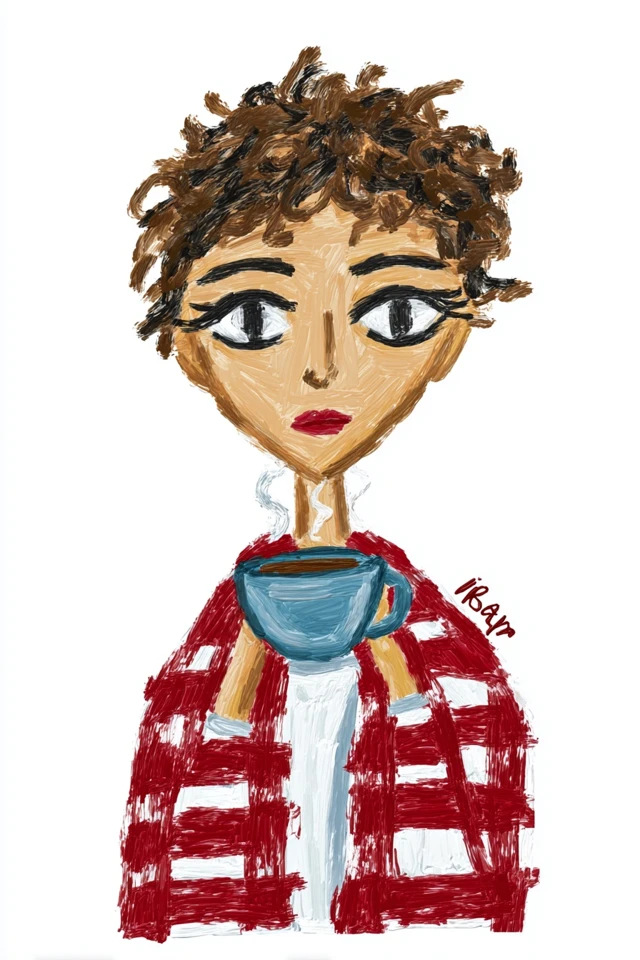 Vibrant Sketch Portrait - Image 4