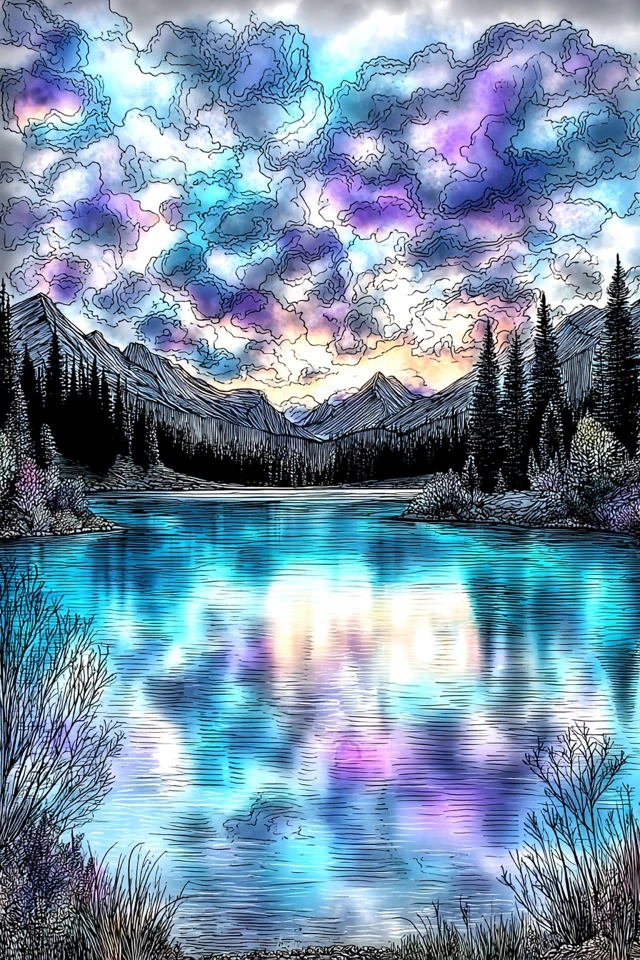 Celestial Azure Curls - Image 2