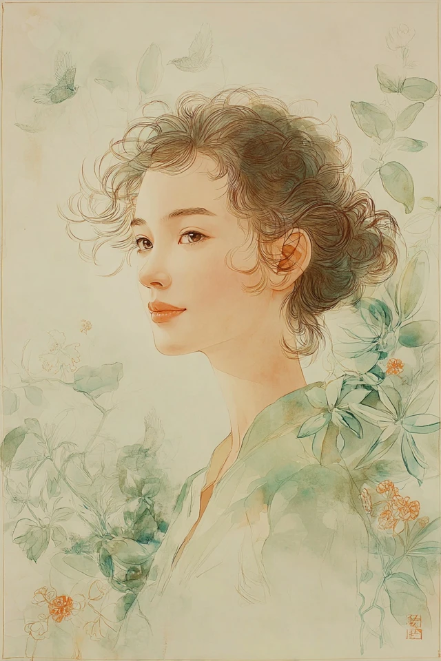 Ethereal Botanical Muse
