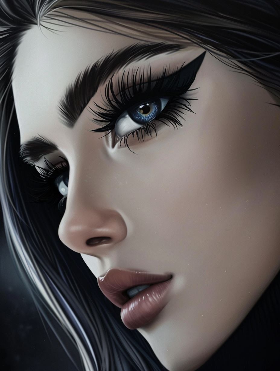 Dark Ethereal Noir Portrait - Image 2