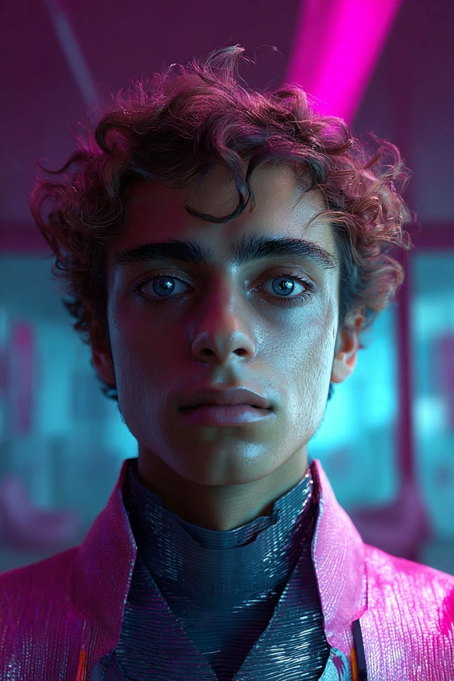 Neon Future Gaze - Image 1