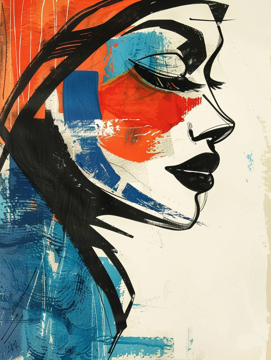 Abstract Expressionist Urban Portrait - Image 2