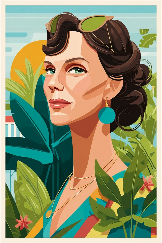Tropical Vintage Glamour - Image 1
