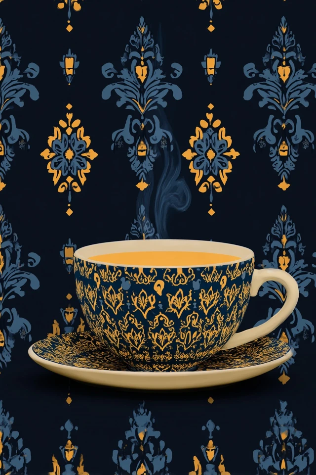 Midnight Amber Elegance - Image 4
